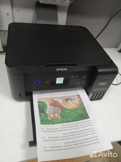 Мфу цветной Epson EcoTank L4160. Дуплекс