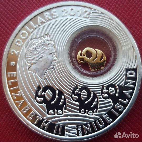 Серебряная монета 