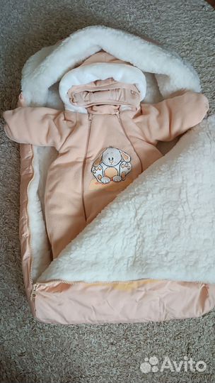 Зимний конверт в коляску