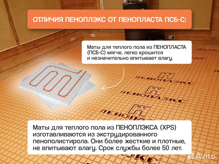 Маты с бобышками от производителя