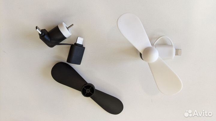 Портативный вентилятор USB, microusb, iPhone