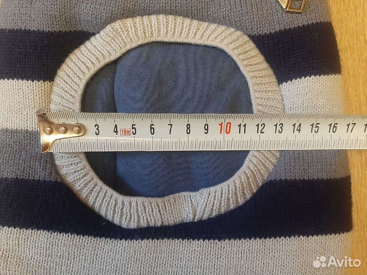 Шапка шлем для мальчика зима