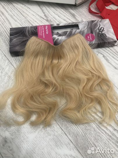 Волосы на заколках