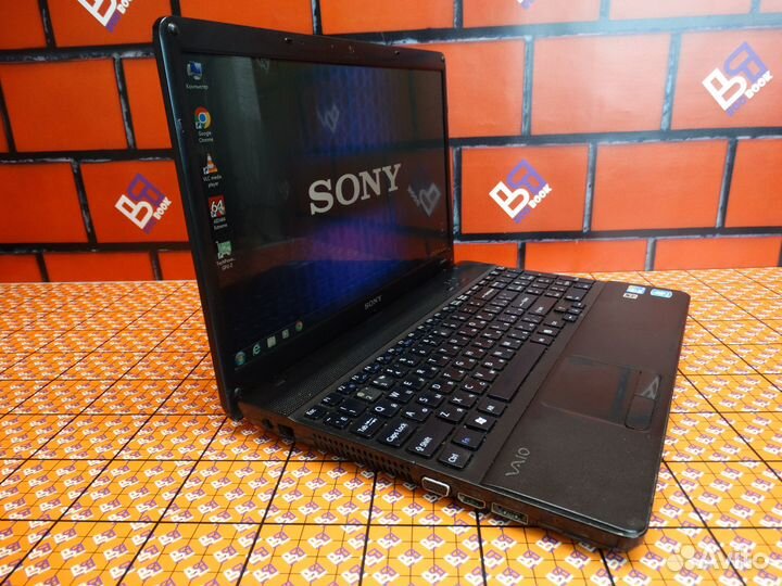Ноутбук sony i5-1gen/Radeon 1GB/4 RAM/120 SSD