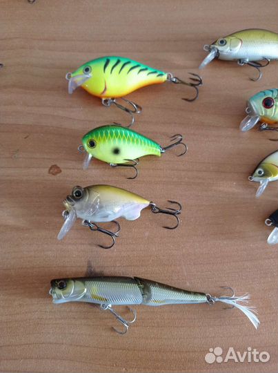Воблеры rapala, megabass, lucky craft deps и др