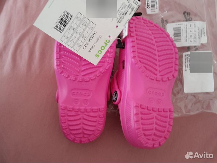 Crocs c10 сабо новые