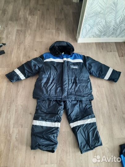 Рабочий Костюм зимний спецодежда куртка газпром