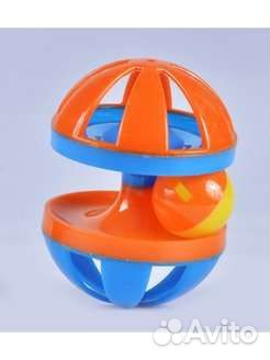 Игрушка для кошек, Мяч-погремушка 9см