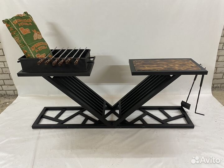 Мангал в стиле лофт