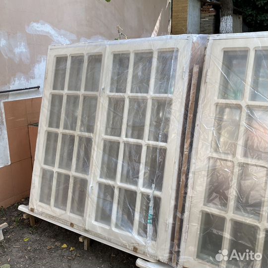 Деревянные окна в хорошем состоянии