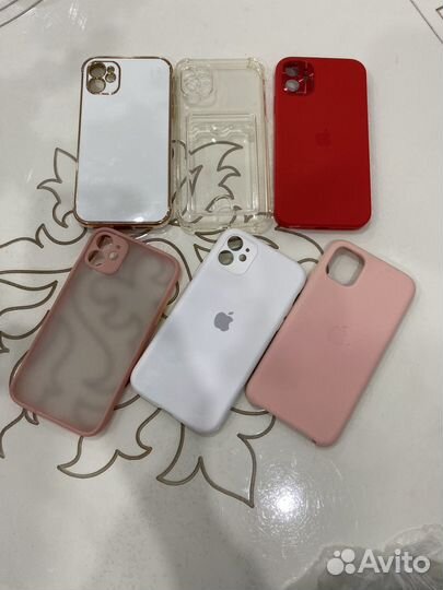 Чехлы на телефон iPhone 11 цена за 6шт