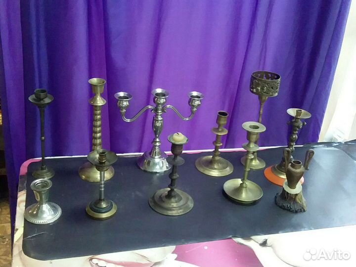 Старинный подсвечник