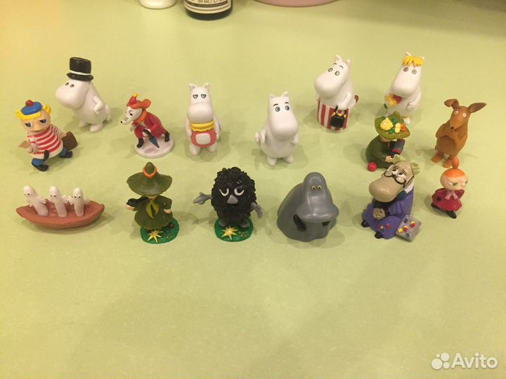 Коллекция фигурок муми-тролль