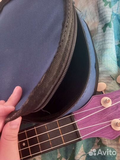 Укулеле сопрано, чехол, медиатор