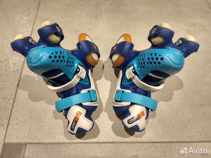Коньки роликовые детские раздвижные