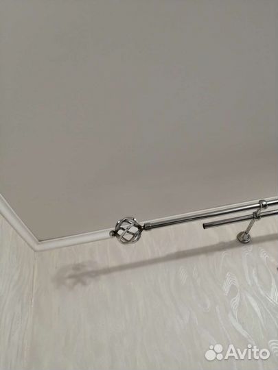 Карнизы для штор двухрядный металлический