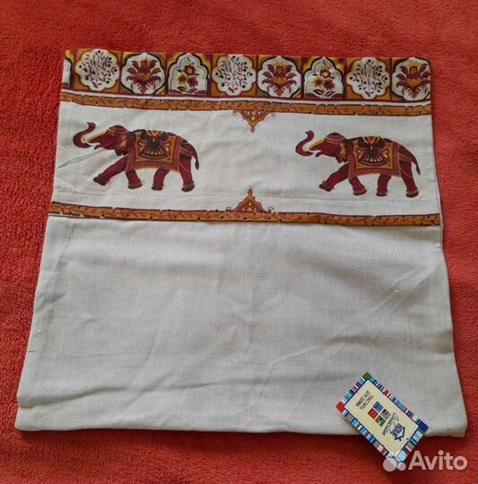 Наволочки декоративные, лен. Индия