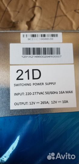 Блок питания 21D Whatsminer для asic-майнеров