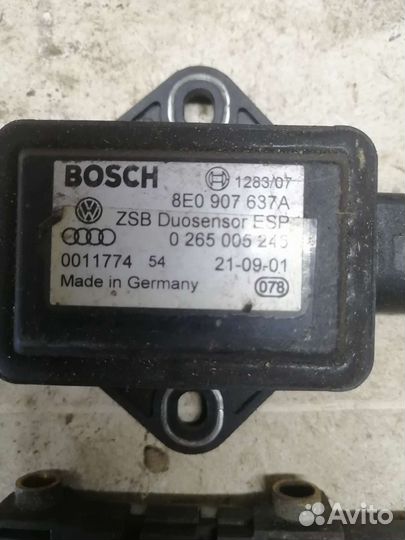 Датчик удара audi a4 8е