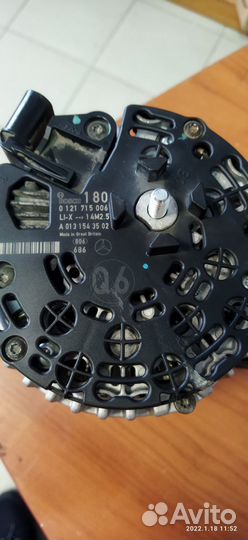 Генератор Mersedes W164 3.5 A 013 154 35 02 Q6