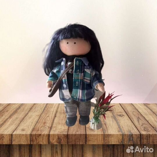 Текстильная интерьерная кукла