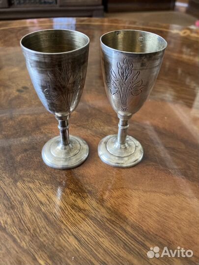 Рюмки серебро СССР