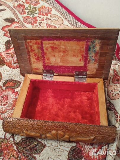 Шкатулка деревянная СССР