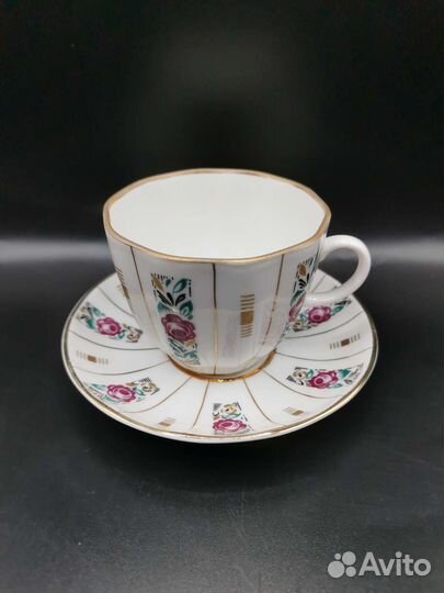 Кофейная пара Фарфор лфз СССР
