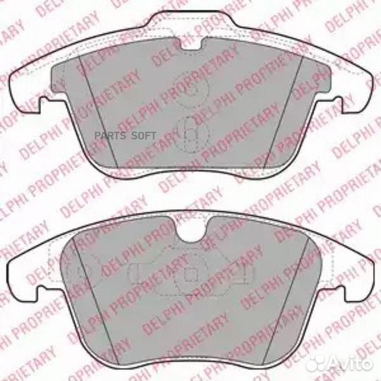 Delphi LP1967 Тормозные колодки