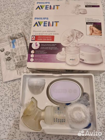 Молокоотсос avent электрический