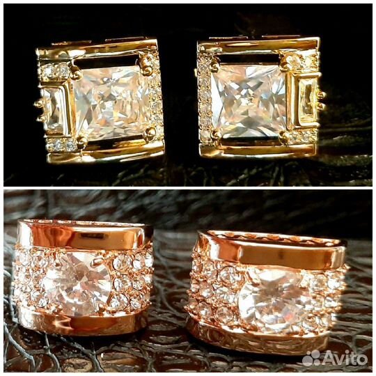 Запонки шикарные. Новые