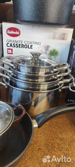 Кастрюля Чехия сковорода казан посуда для индукции