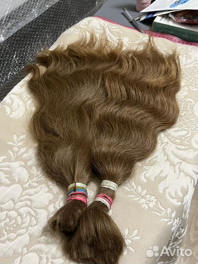 Срез детских кудрявых волос 48-52 см/119г