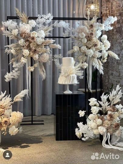 Оформление свадебной фотозоны, фотозона на юбилей