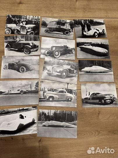 Советские открытки автомобили