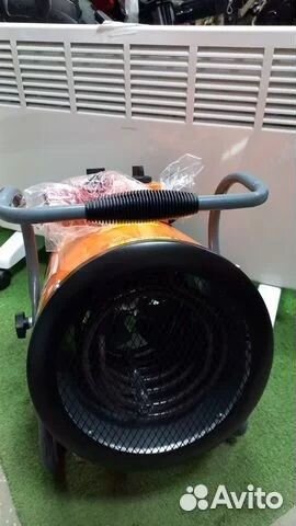 Пушка электрическая 100м2 Жар-Пушка 5 кВт+3 режима