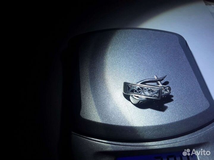 Серьги ажурные, серебро 925 пробы