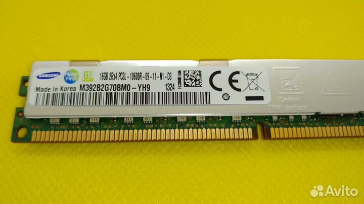 16Gb Серверная память ddr3 PC3L Samsung