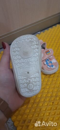 Кеды для девочки 18 р