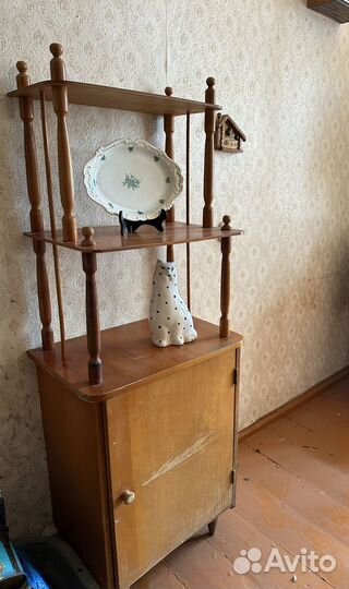 Этажерка советская с тумбой