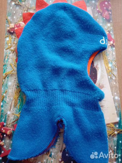 Шапка шлем dino
