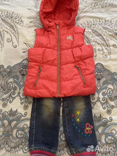 Вещи пакетом на девочку 92 98