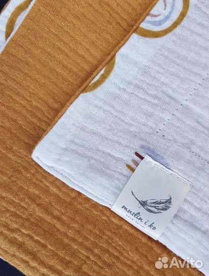 Одеяло плед муслиновый детский