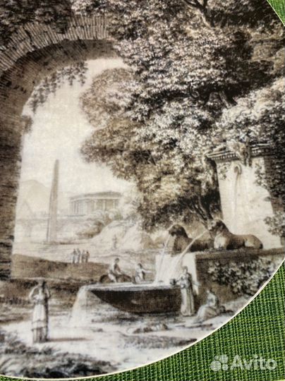 Настенная тарелка фарфоровая чехия