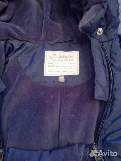 Комбинезон демисизонный на рост74-80