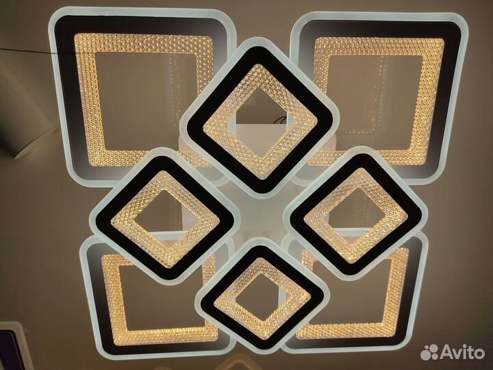 Светодиодная люстра 432W с пду 2 года гарантия