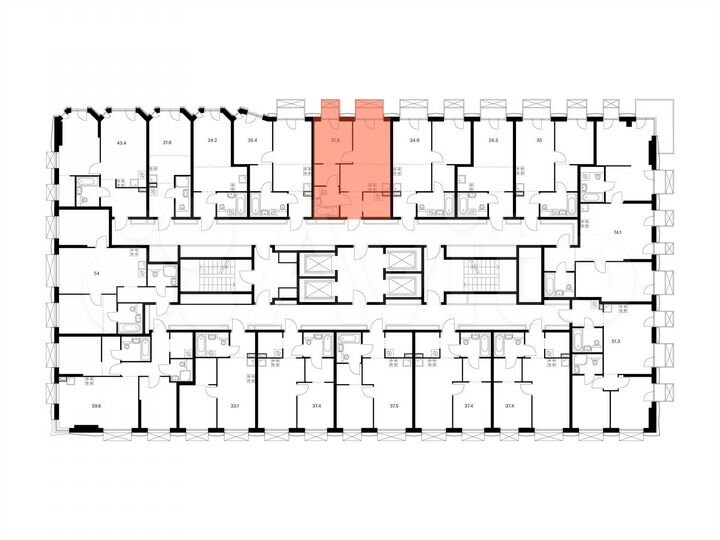 1-к. квартира, 37,9 м², 5/30 эт.