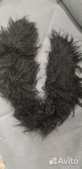 Меховой воротник козы 95см