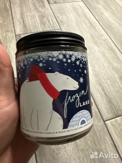 Свеча с одним фителем Bathandbody