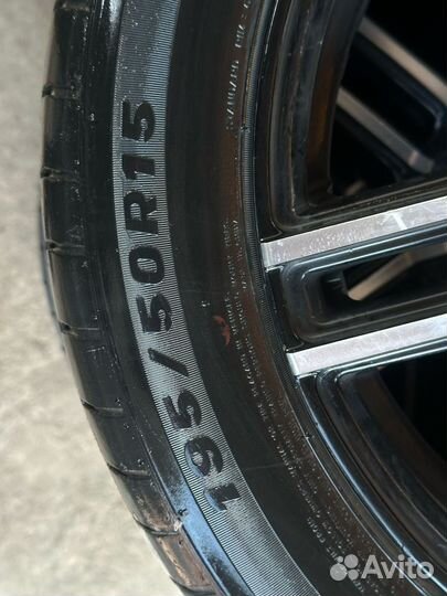 Литые диски r15 в сборе